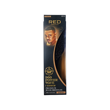 red p/w curved p/brush(m-soft) - ANNS BEAUTY SUPPLY